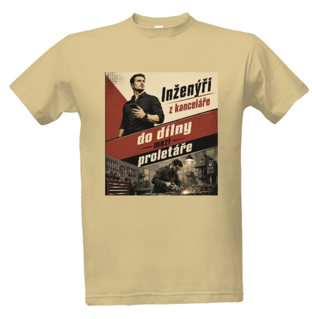 Tričko s potiskem Inženýři 