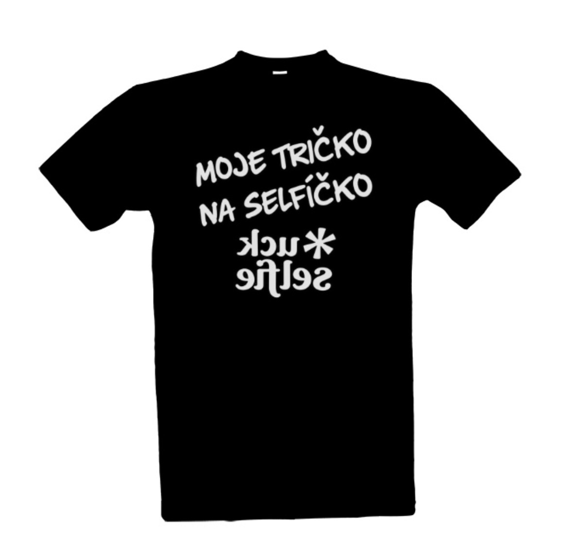 Tričko s potiskem Na selfie