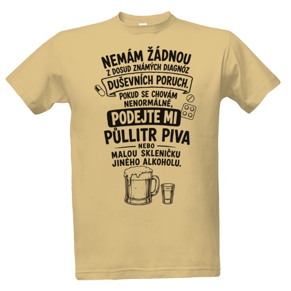 Tričko s potiskem Nemám žádnou diagnózu.png-24