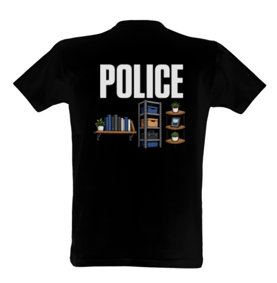 Tričko s potiskem Poličky