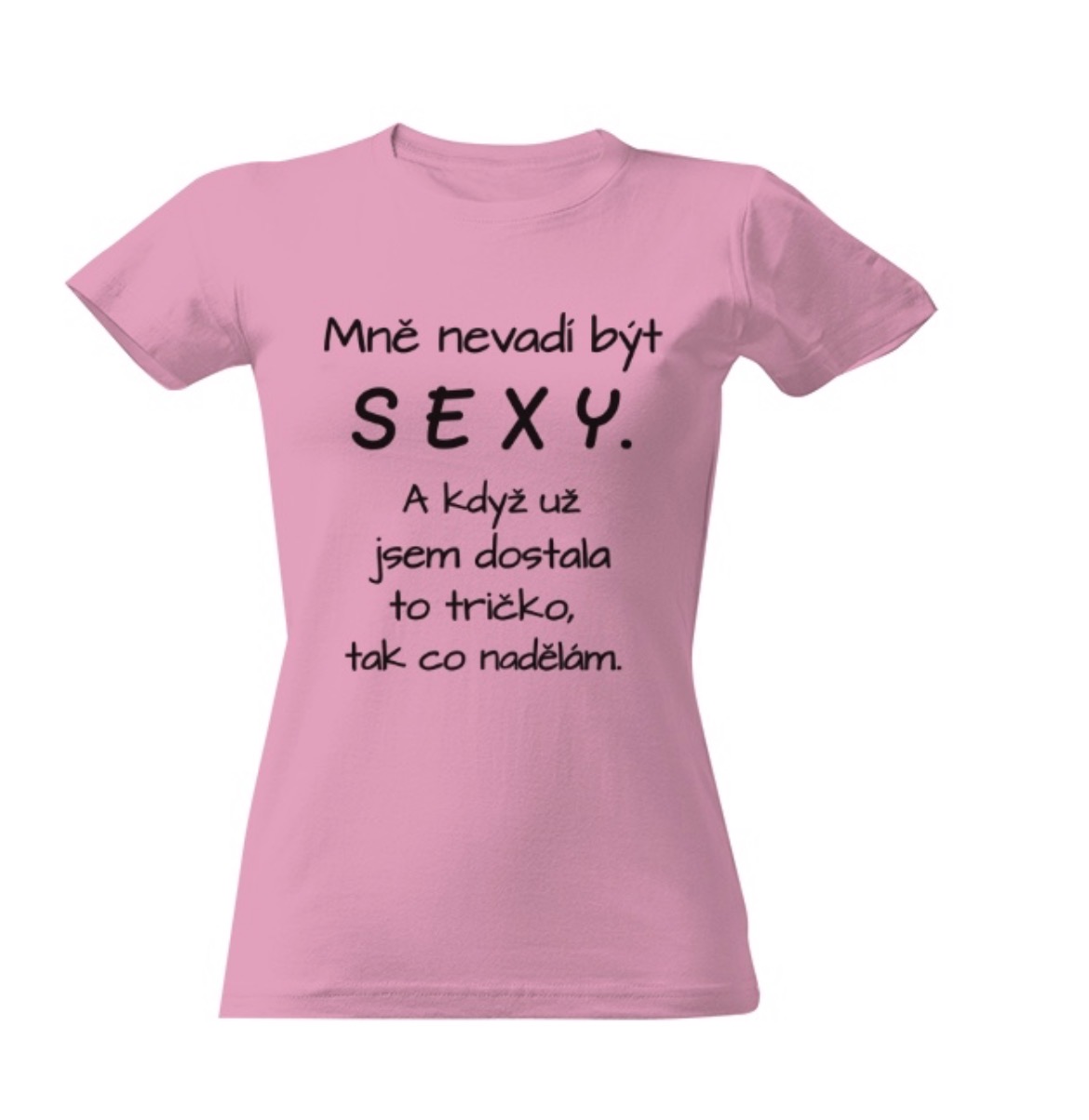 Tričko s potiskem SEXY nevadí 